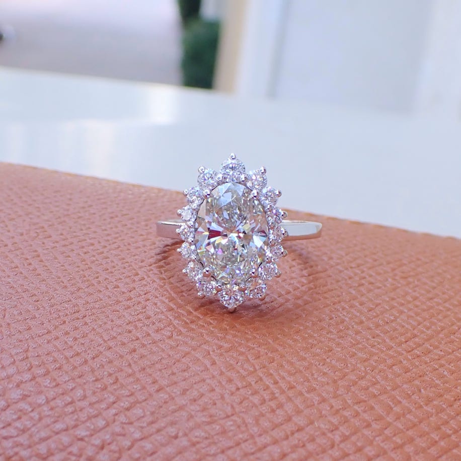 Radiant Cut Diamond Engagement Ring