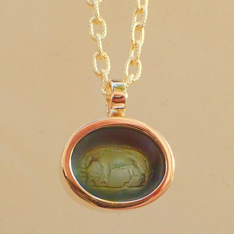 Intaglio Necklace